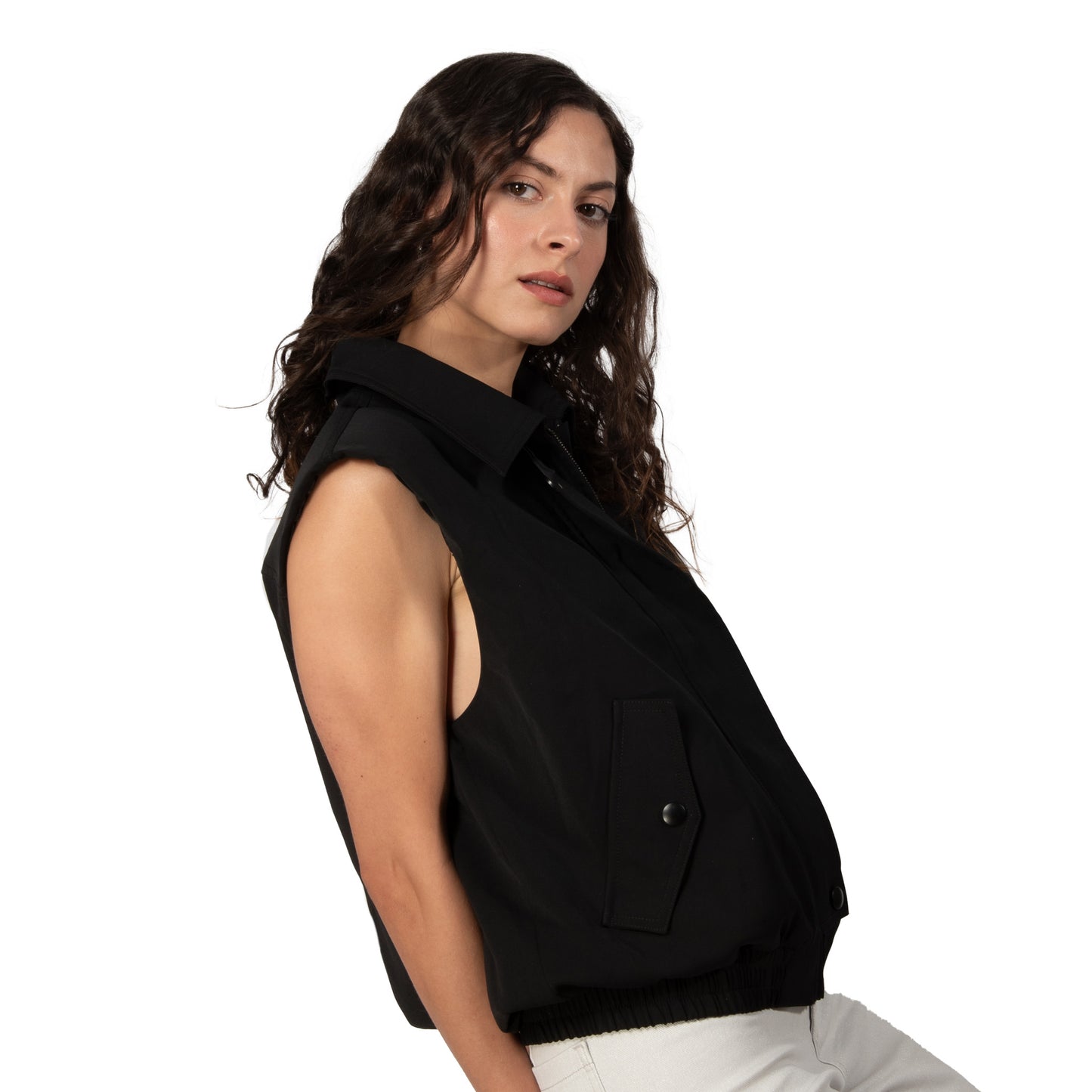 Chaleco Bomber Black