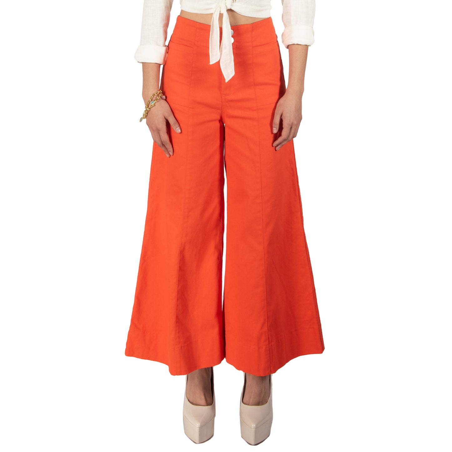 Pantalones Capri wide leg